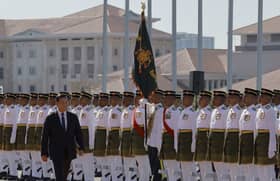 Cambodian PM arrives for one-day visit to Malaysia