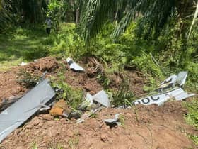 Pesawat ringan terhempas di Kampung Tok Muda, Klang