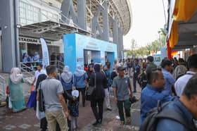 Pengunjung manfaat tawaran diskaun saman trafik di program Madani Rakyat