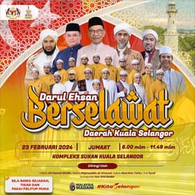 Darul Ehsan Berselawat serikan program Madani Rakyat Zon Tengah (VIDEO)