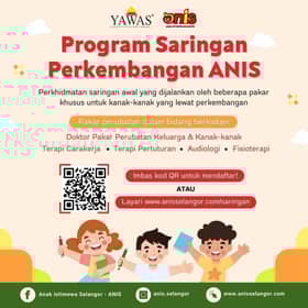 Pendaftaran saringan kanak-kanak lewat perkembangan kini dibuka