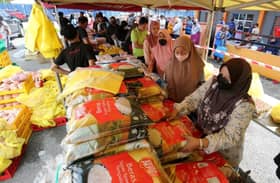 Kuang, Pandan Indah antara lokasi jualan murah barangan asas hari ini