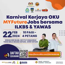 Lebih 1,000 peluang pekerjaan ditawar sempena karnival kerjaya OKU