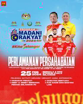 Aneka acara, buka kaunter perkhidmatan dalam Madani Rakyat