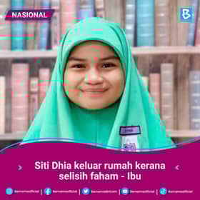 Kanak-kanak hilang, Siti Dhia Batrisyia ditemui ketika berjalan berseorangan