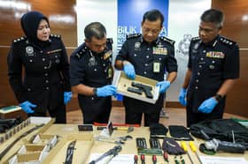 Tiga penjenayah Geng Centro maut, berbalas tembakan dengan polis