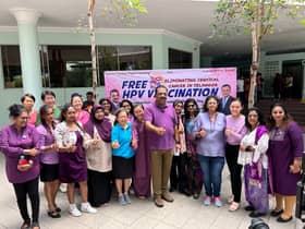 300 remaja perempuan DUN Sentosa terima vaksin cegah barah serviks