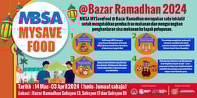 MBSA kumpul lebihan juadah di tiga bazar, agih kepada golongan memerlukan