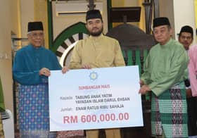 Mais sumbang RM600 ribu bantu Yide urus kebajikan anak yatim