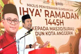 DUN Kota Anggerik peruntuk RM200,000 laksana program Ramadan