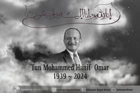 Sultan Selangor zahir ucapan takziah kepada keluarga Tun Hanif Omar