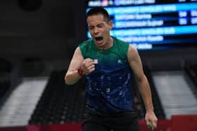 Liek Hou smashes his way to two golds in Spain