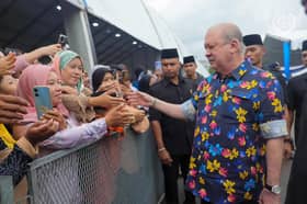 King, Queen attend Istana Johor Aidilfitri open house