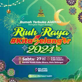 Kunjungi rumah terbuka negeri di Bandar Kuala Kubu Bharu malam ini