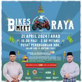 1,000 kupon digital disedia kepada pengunjung Bikes Meet X Raya
