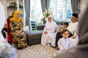 Queen visits family of Lt Commander Mohammad Amirulfaris
