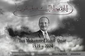 Selangor Sultan conveys condolences to Tun Hanif Omar’s family