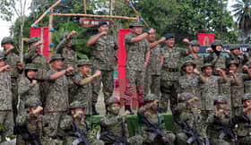 Sambut Aidilfitri di perbatasan, anggota tentera tetap semangat demi negara