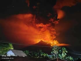 Indonesia issues tsunami warning after more eruptions from Mount Ruang