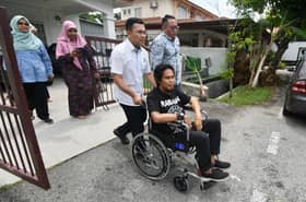 Ali XPDC sesak nafas ketika ziarah, EXCO bergegas bawa ke hospital