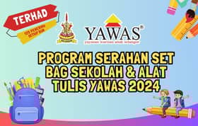 Permohonan bantuan beg sekolah, alat tulis Yawas mula 15 April