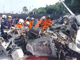 10 confirmed dead after two helicopters crash in Lumut