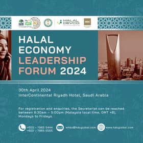 Halal leadership forum, with Malaysia as co-host, starts tomorrow