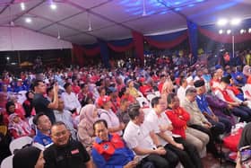 Ribuan penyokong penuhi ceramah mega Kerajaan Perpaduan KKB