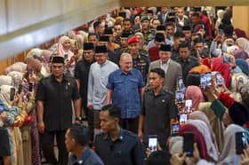 Sultan Ibrahim attends Prime Minister's Department open house