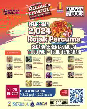 MPKL mahu cipta rekod edar cendol, rojak percuma terbanyak