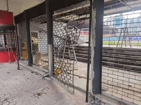 Cops on the hunt for football supporters who caused damange to stadium