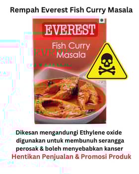 KKM arah henti jualan dua produk rempah dari India