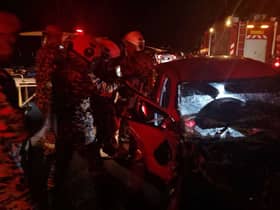 Tiga maut, enam cedera dalam kemalangan dua kereta di WCE