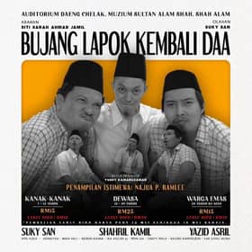 Imbau karya P Ramlee, Bujang Lapok Kembali Daa dipentaskan mulai 31 Mei