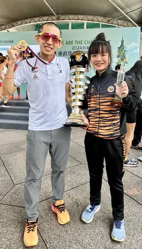 Pelari menara negara tawan puncak Taipei 101, dinobat juara dunia