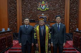 Two Senate members sworn in today