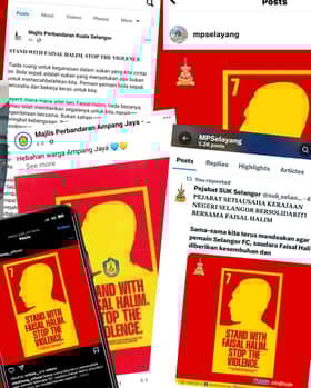 Selangor FC hargai PBT pamer sokongan buat Faisal Halim