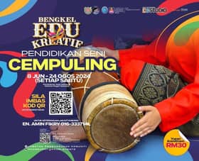 Orang ramai dipelawa sertai kelas seni cempuling, yuran RM30