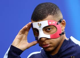 Mbappe reveals personalised mask in French colours as team braces for clash with Holland