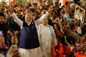 India's Modi set for record third term, but with much smaller majority