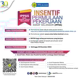 Zakat Selangor sedia insentif RM700 buat asnaf dapat kerja baharu