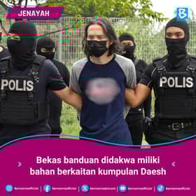 Suri rumah antara empat individu didakwa sokong, miliki bahan berkaitan pengganas