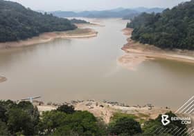 Cuaca panas, operasi pembenihan awan dilakukan di Empangan Muda, Bukit Merah