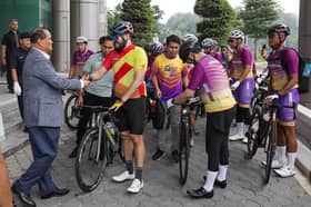 Tengku Amir graces UITM's silver jubilee cycling event