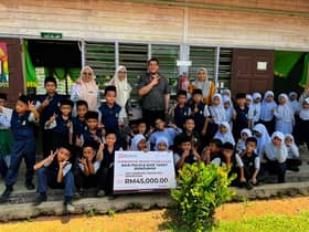 Wakaf Selangor sumbang RM45,000 baik pulih bangunan sekolah agama