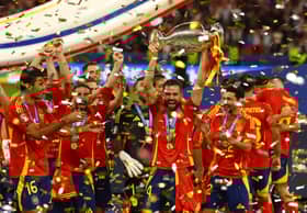 Sublime Spain strike late to win record fourth Euro crown
