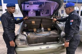 Penyeludup ubah suai tong drum sebagai tangki seludup petrol