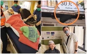 Rakyat Malaysia cedera ditimpa kepingan konkrit di Hong Kong
