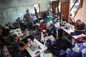 Gaza clothing workshop reborn from the rubble to provide jobs