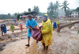 Death toll in Kerala landslides nears 100, many missing